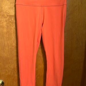 Athleta orange leggings